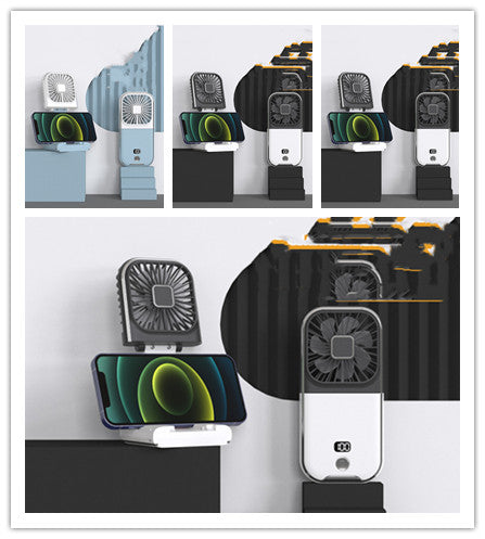 Folding Portable Digital Display Handheld Small Fan.